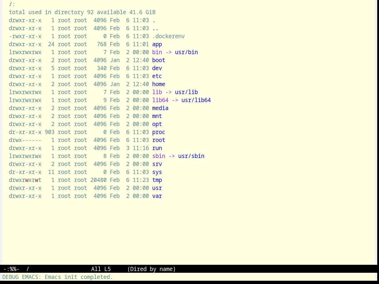 Aalto Light Theme in dired