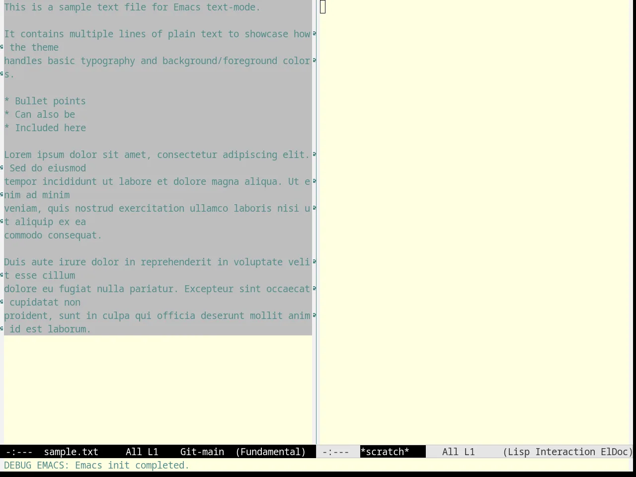 Aalto Light Theme in fundamental-mode