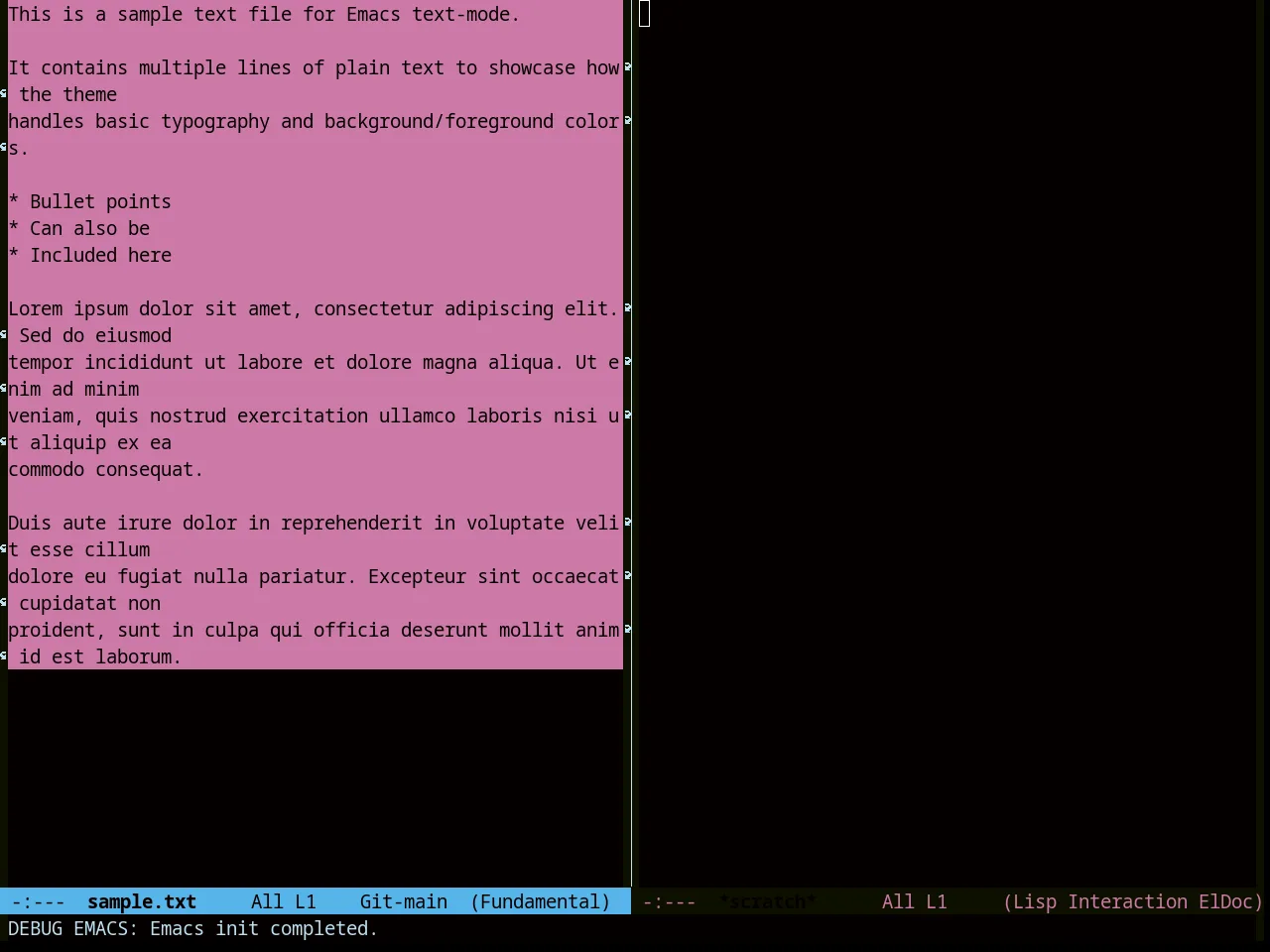 Abyss Theme in fundamental-mode