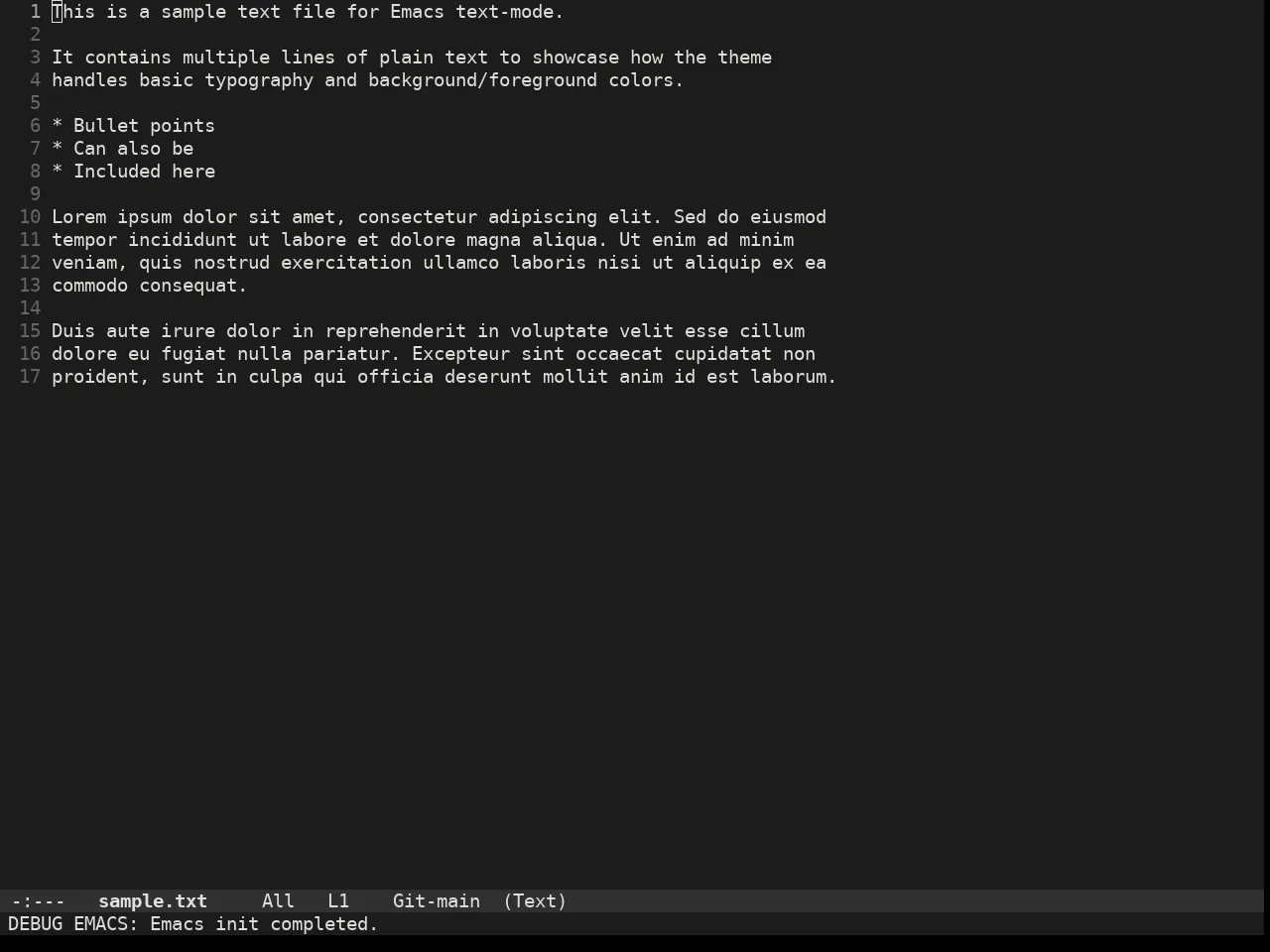 Adwaita Dark Theme in text-mode