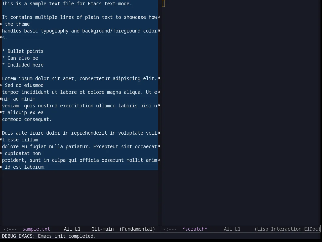 Afternoon Theme in fundamental-mode