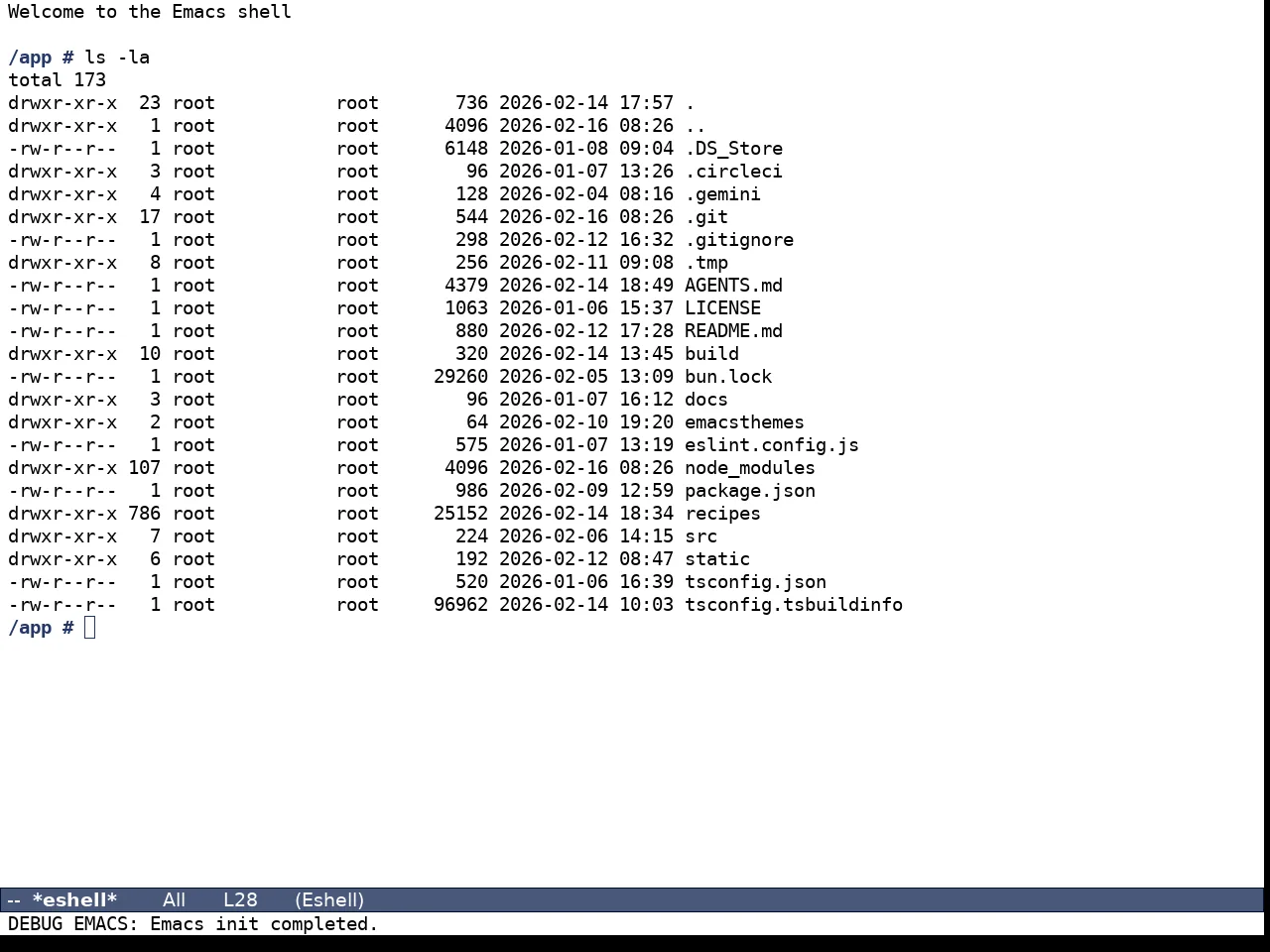 Aircon Theme in eshell