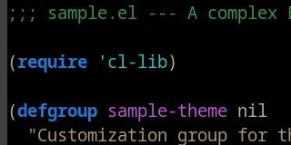 Preview of Alect Black Theme theme
