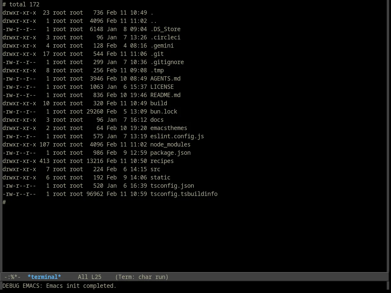 Alect Black Theme in term