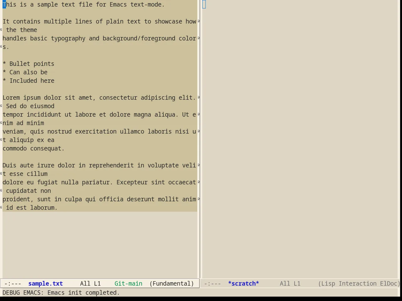 Alect Light Alt Theme in fundamental-mode