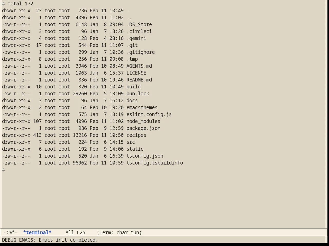 Alect Light Theme in term
