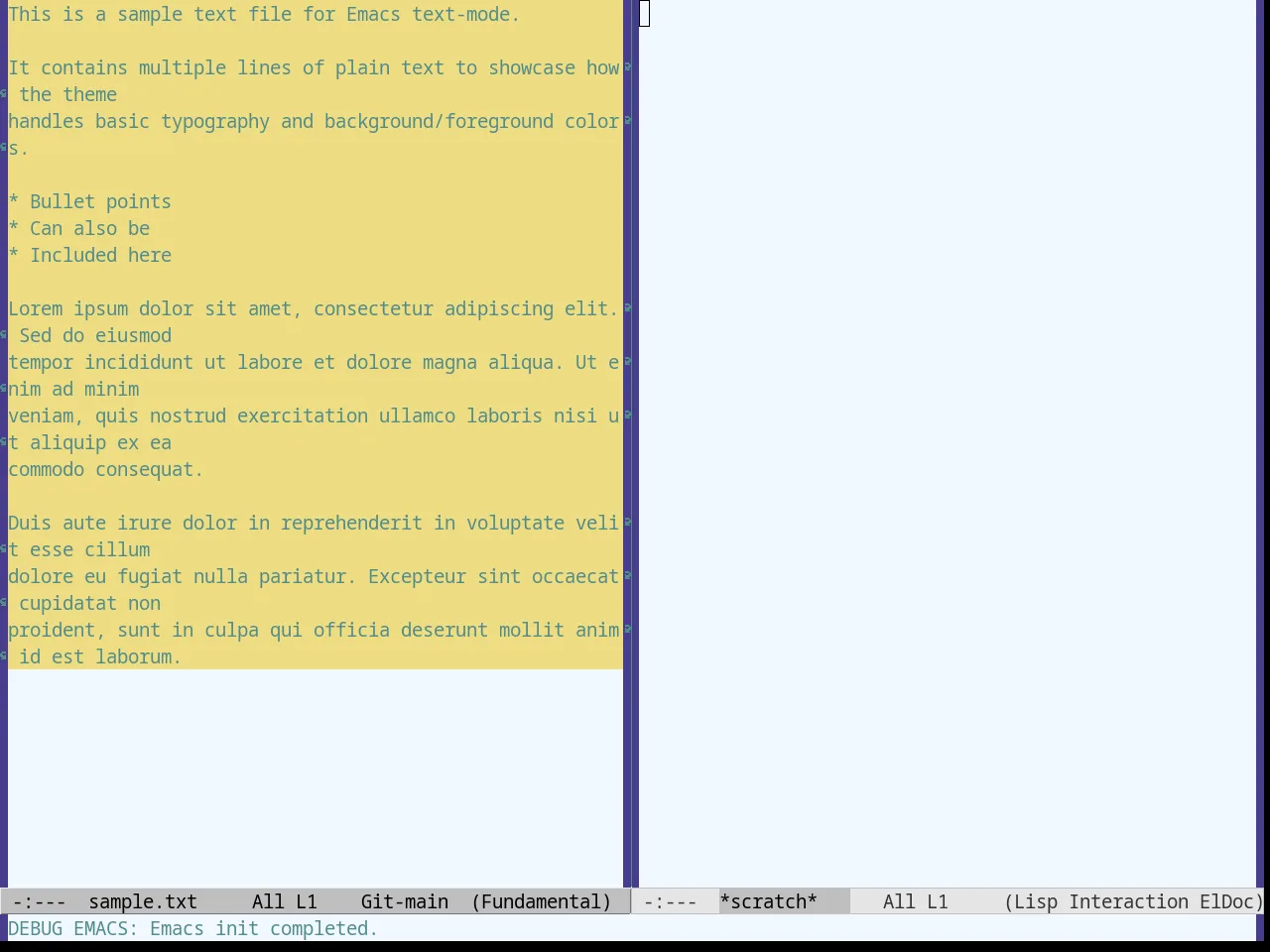 Alice Blue Theme in fundamental-mode