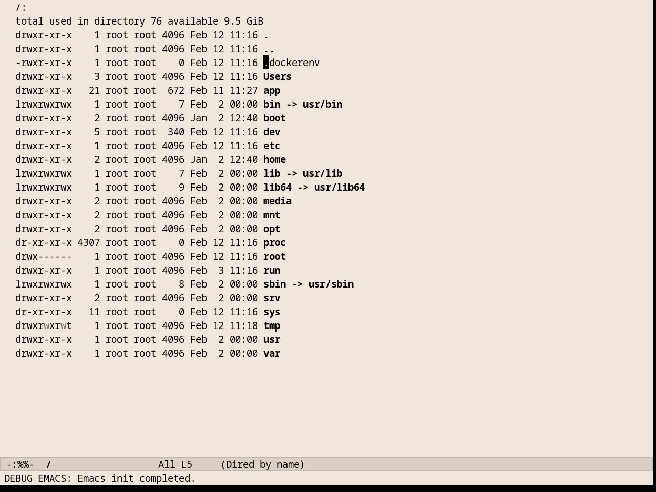 Almost Mono Cream Theme in dired