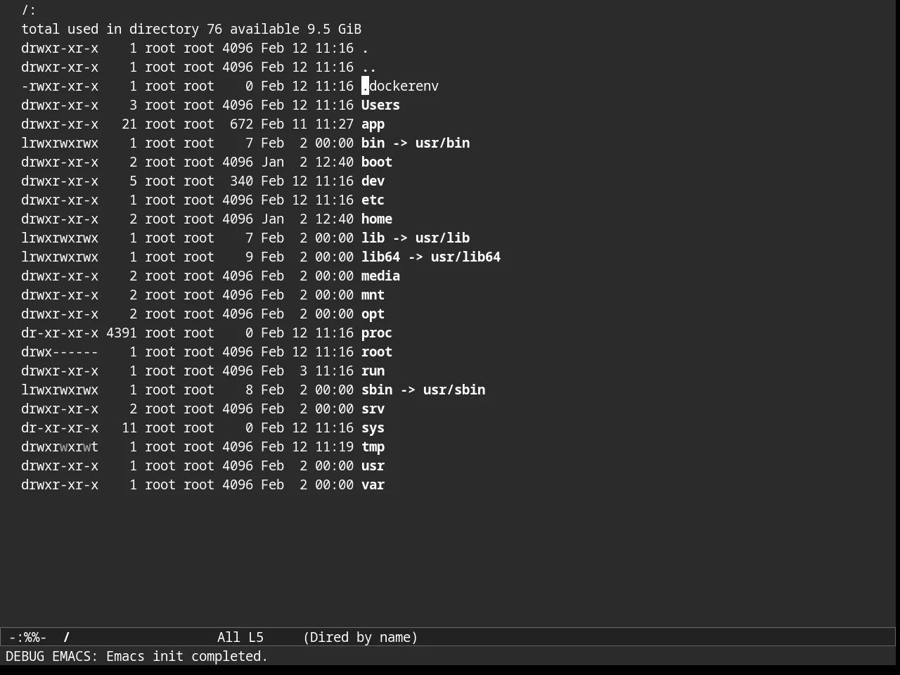 Almost Mono Gray Theme in dired