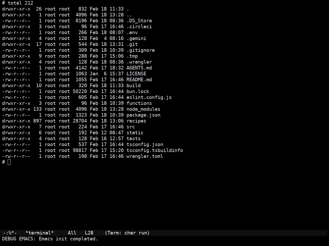 Amaranth Dark Theme in term