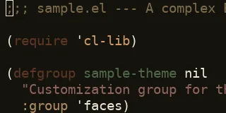 Preview of Amber Glow Theme theme