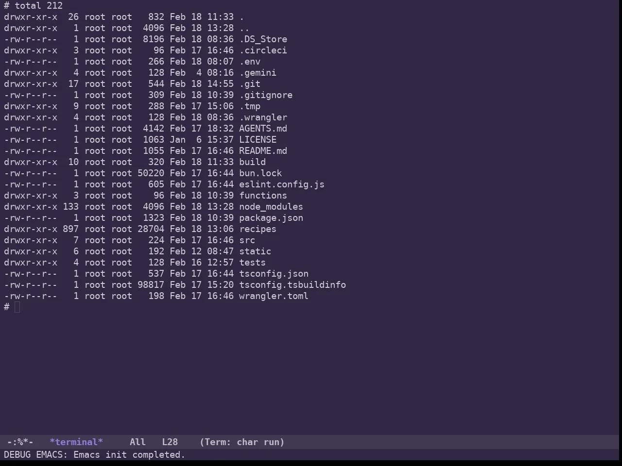 Ancient One Dark Theme in term
