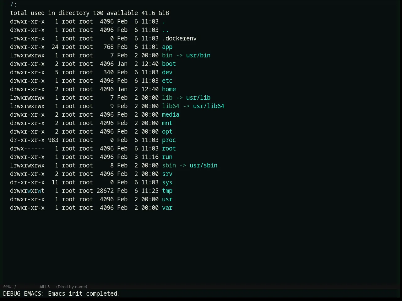 Assemblage Theme in dired