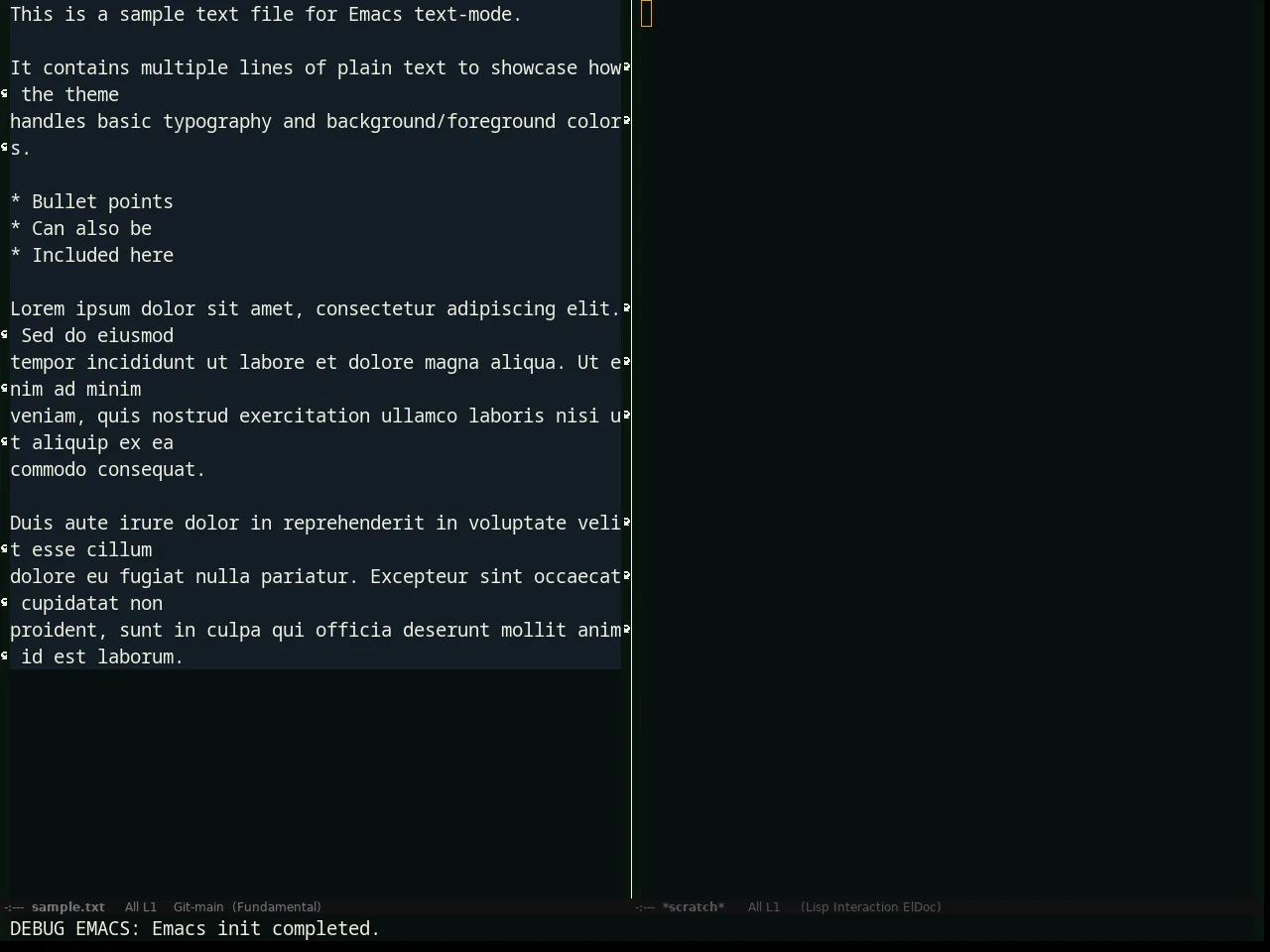 Assemblage Theme in fundamental-mode