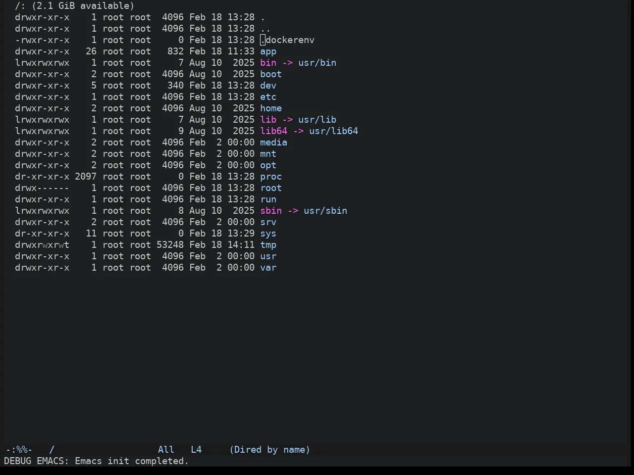 Atom Dark Theme in dired