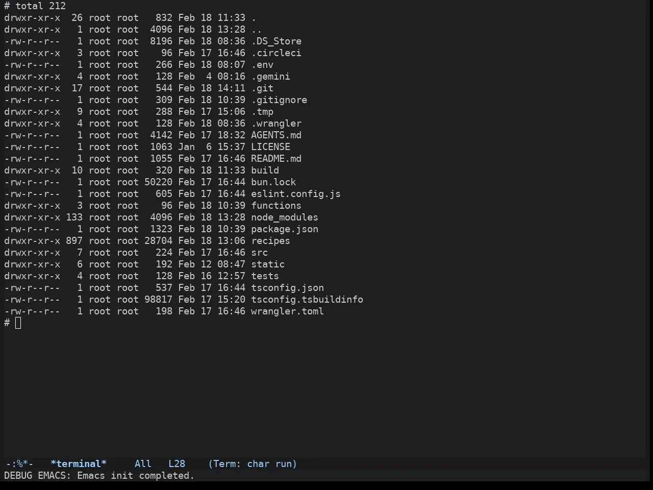 Atom Dark Theme in term