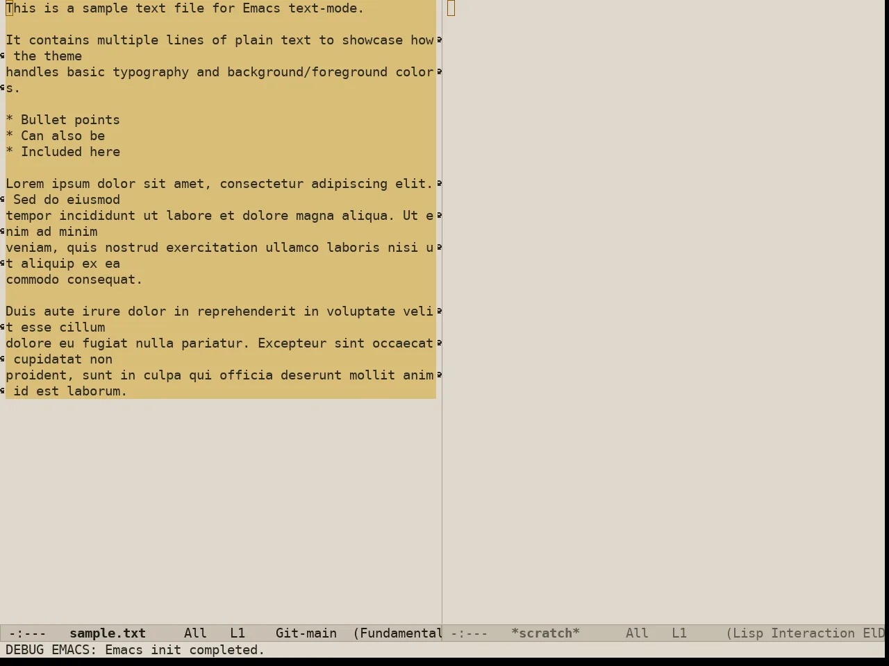 Au Aurum Day Theme in fundamental-mode