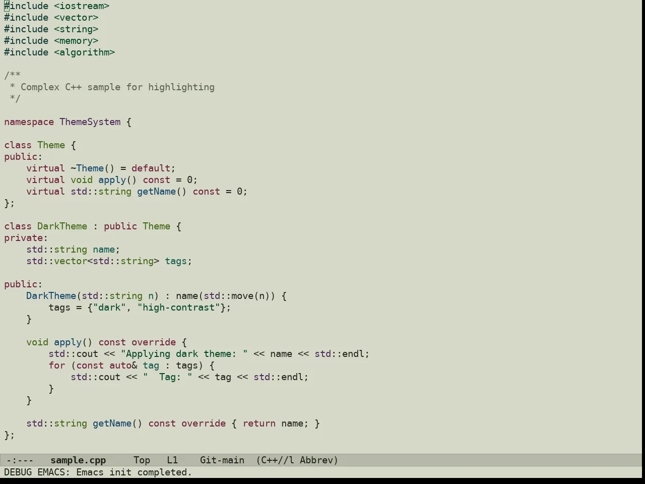 Au Herbarium Day Theme in c++-mode