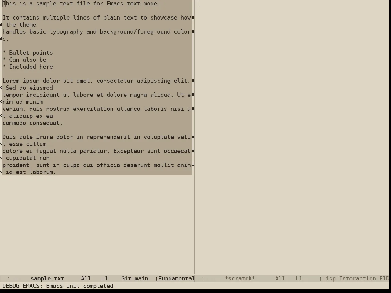 Au Parchment Day Theme in fundamental-mode