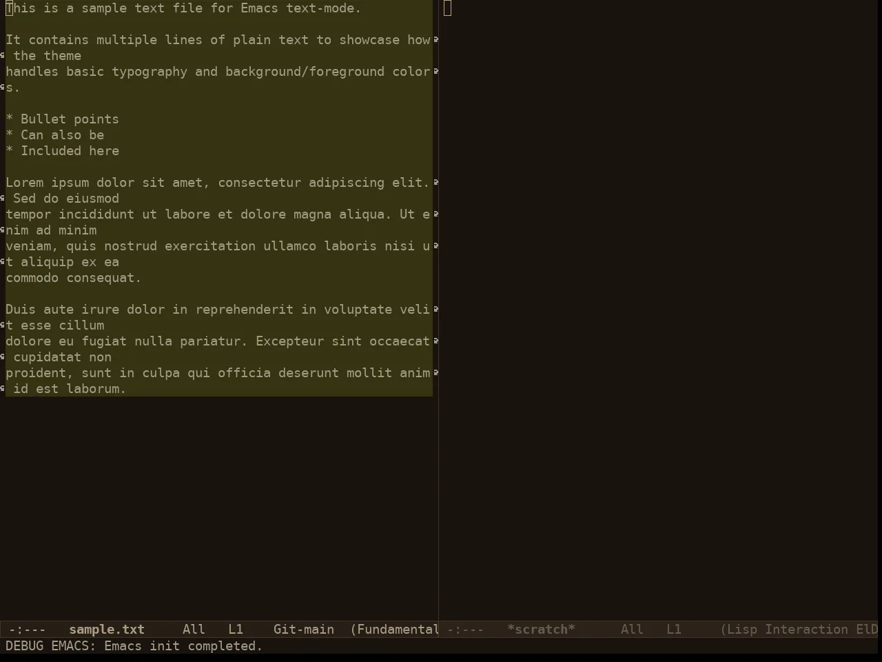 Au Parchment Night Theme in fundamental-mode