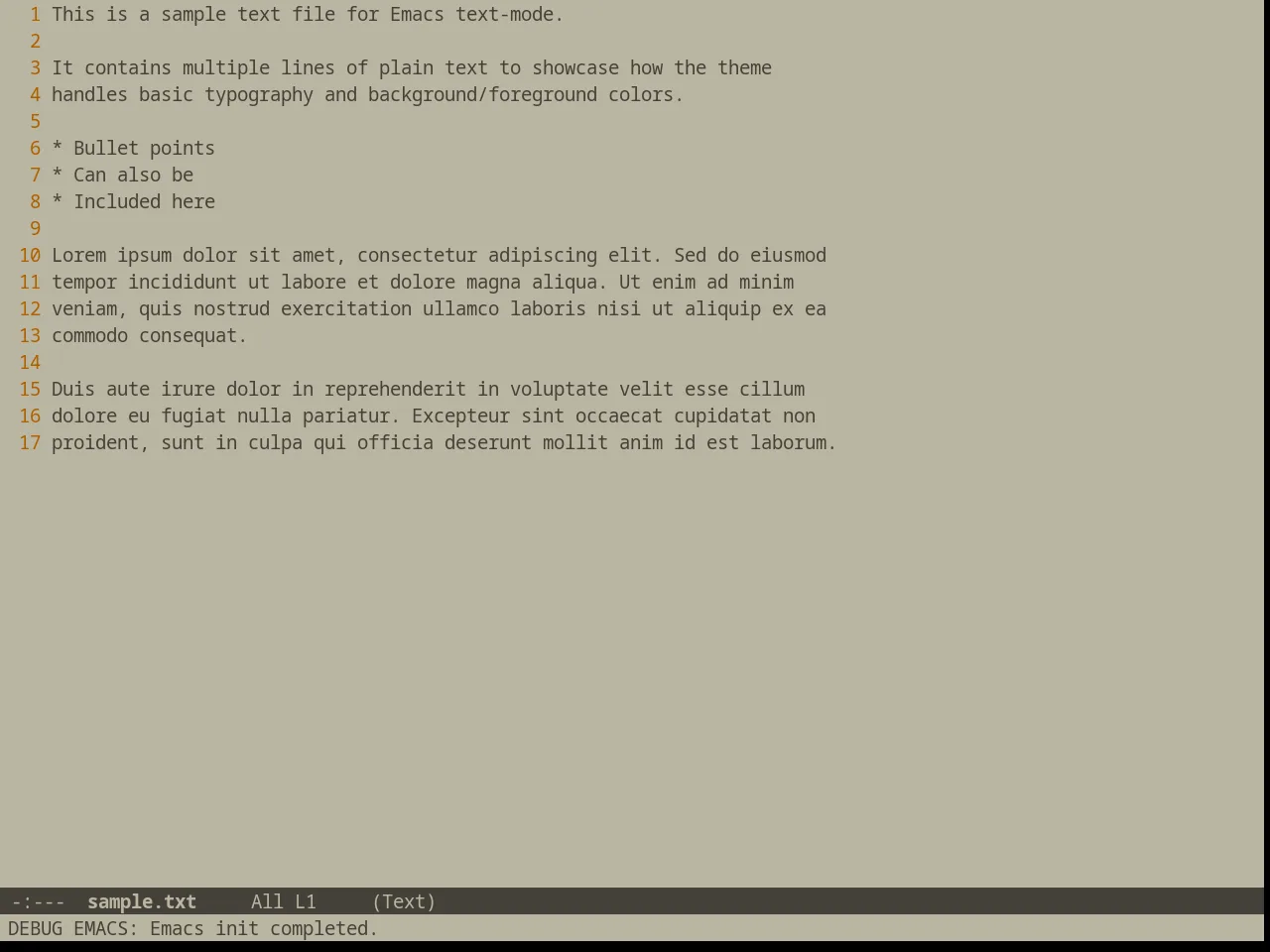 Automata Theme in text-mode