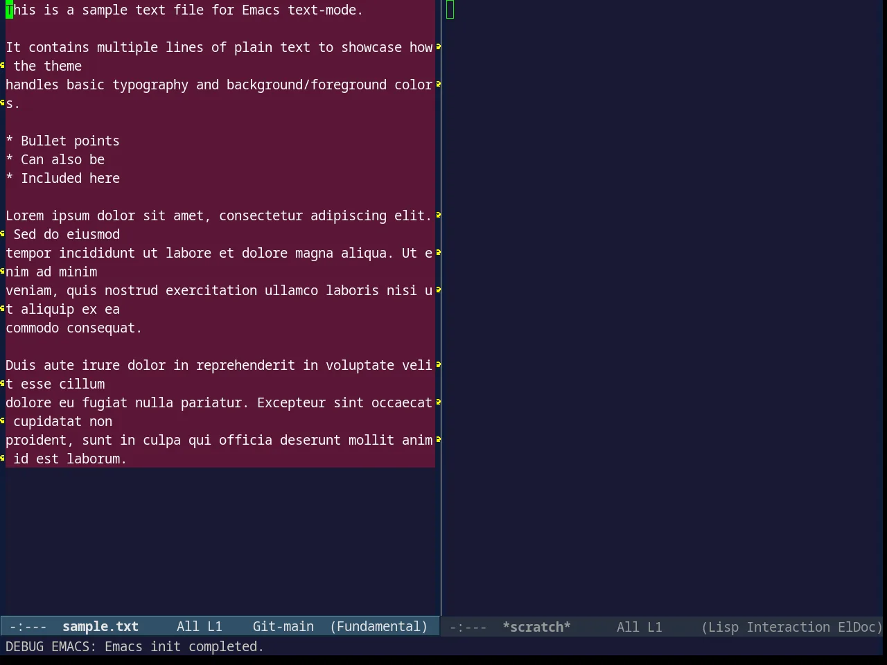 Avk darkblue White Theme in fundamental-mode