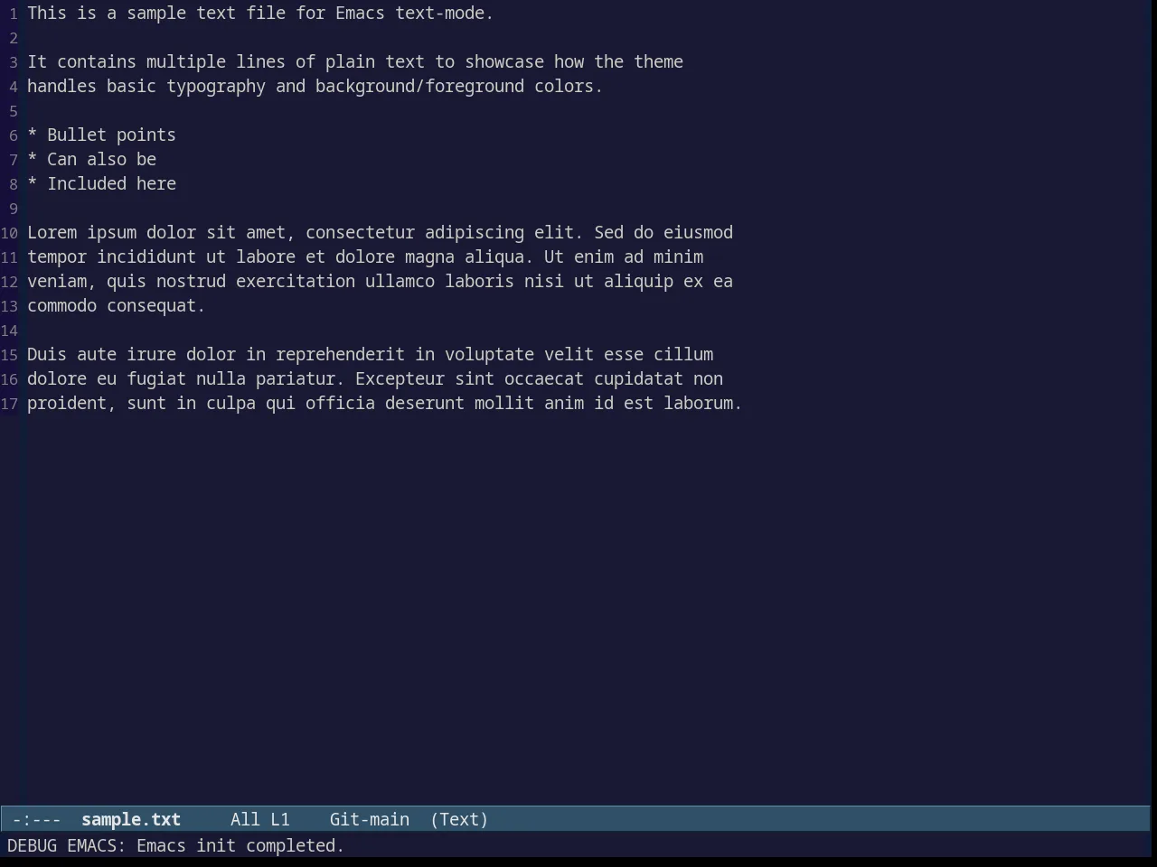 Avk darkblue White Theme in text-mode