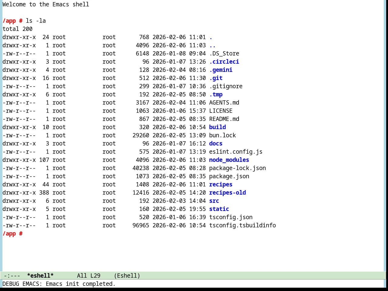 Avk Daylight Theme in eshell
