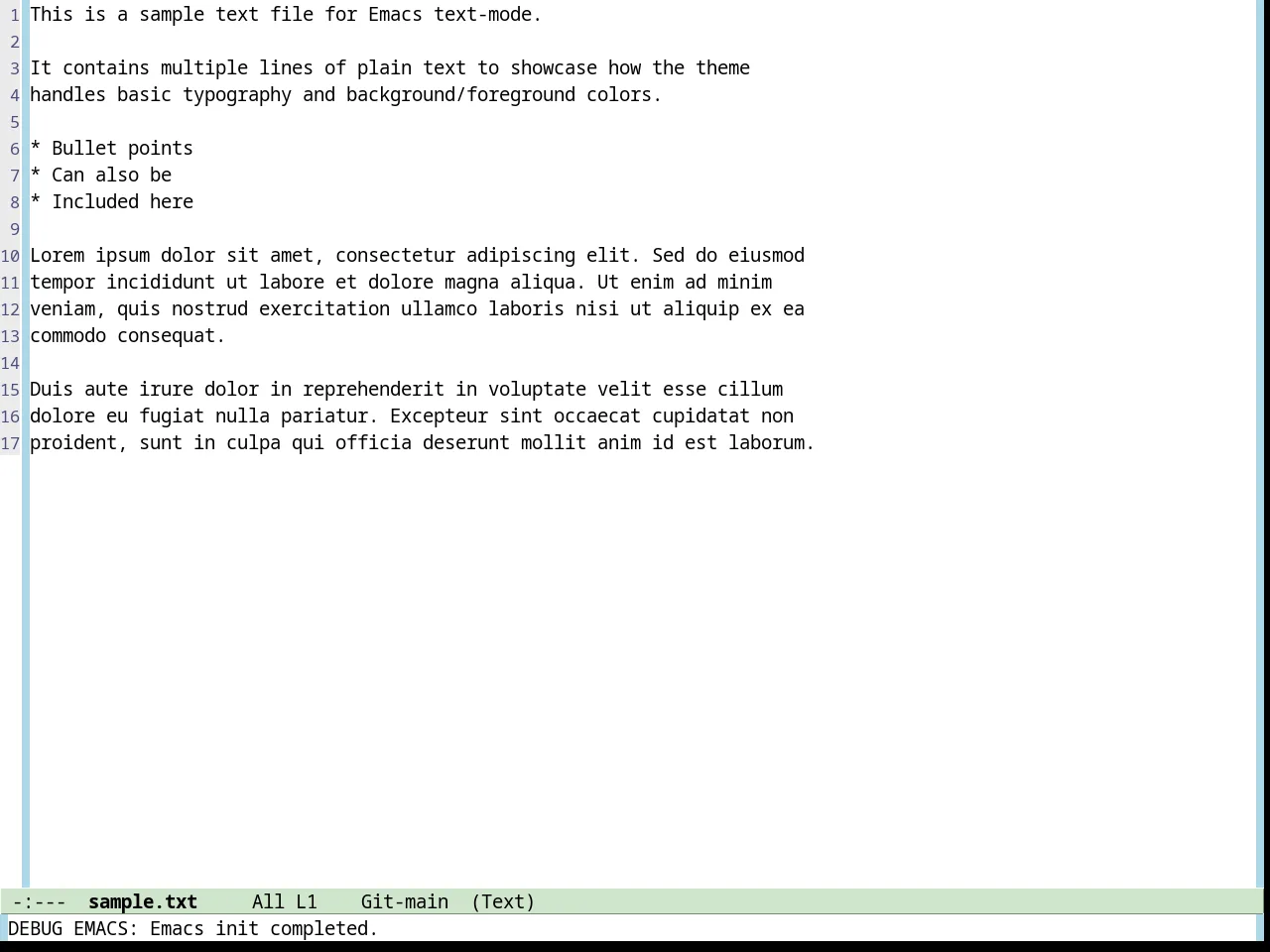 Avk Daylight Theme in text-mode