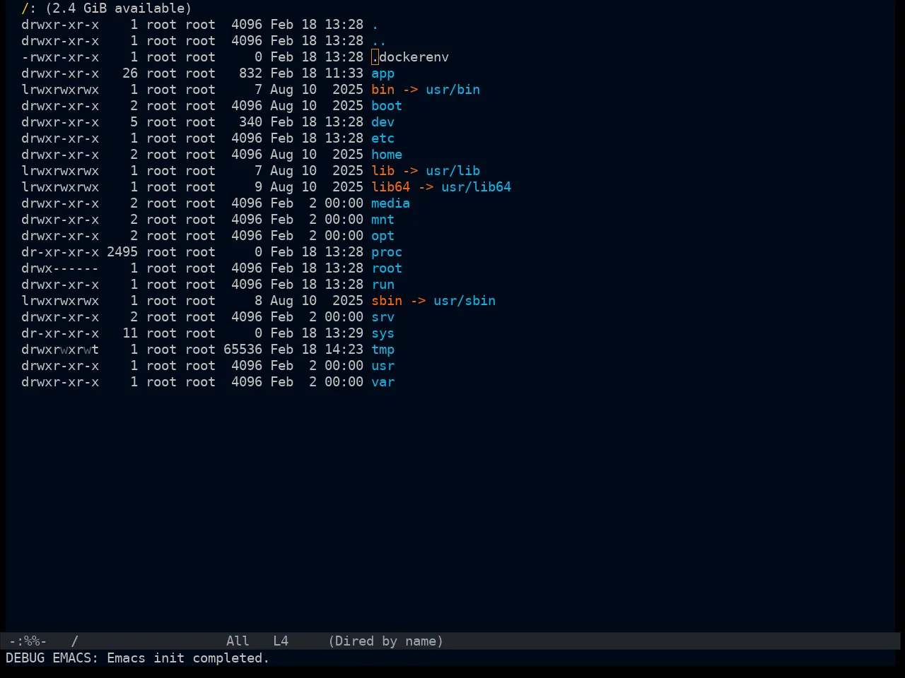 Ayu Dark Theme in dired