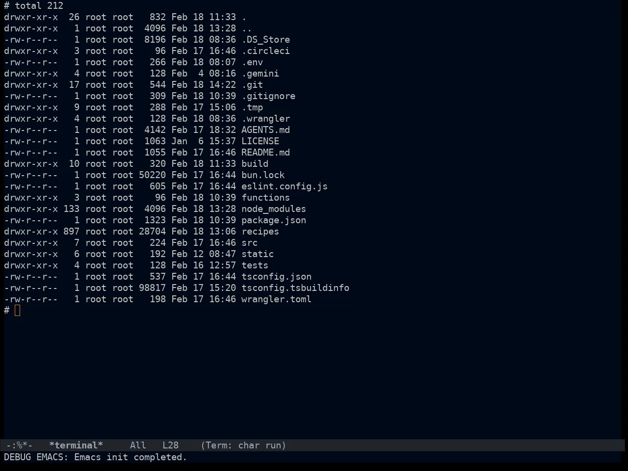 Ayu Dark Theme in term