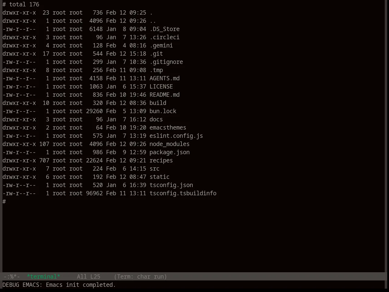 Base16 3024 Theme in term