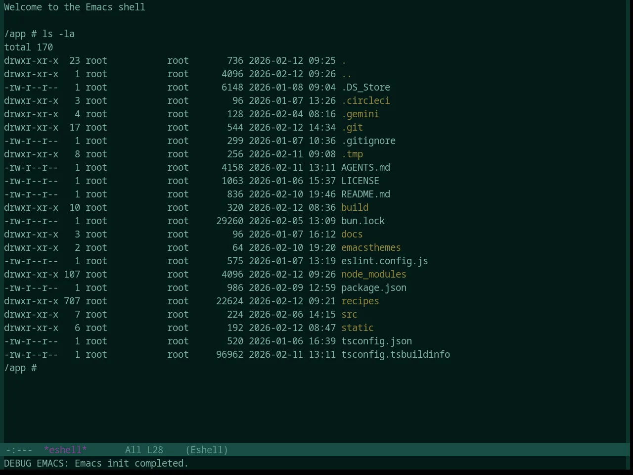 Base16 Apathy Theme in eshell