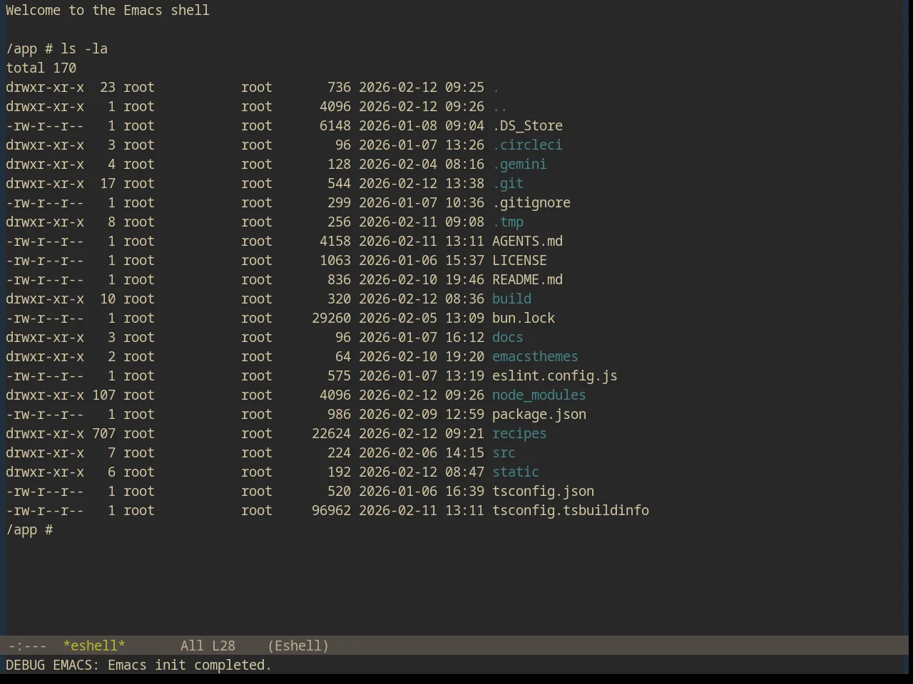 Base16 Ascendancy Theme in eshell