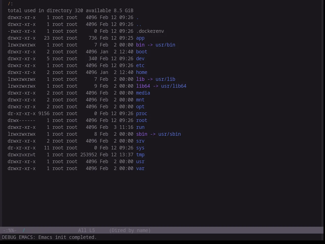 Base16 Atelier Cave Theme in dired