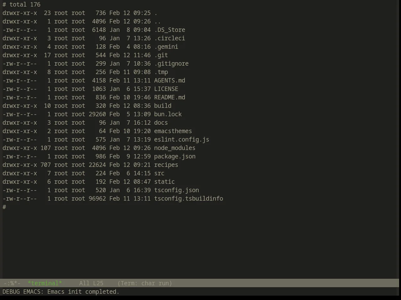 Base16 Atelier Dune Theme in term