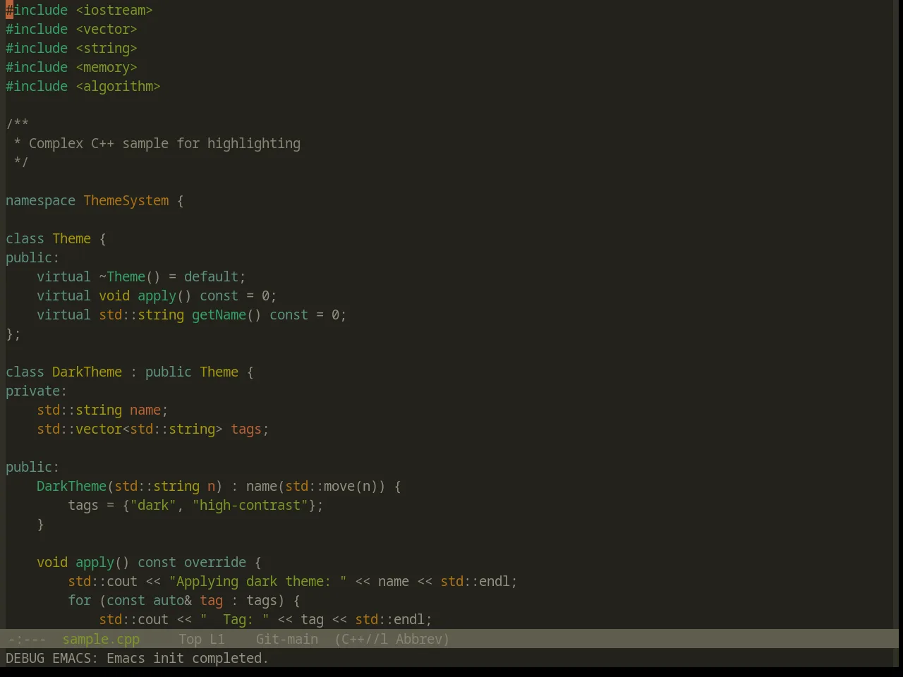 Base16 Atelier Estuary Theme in c++-mode