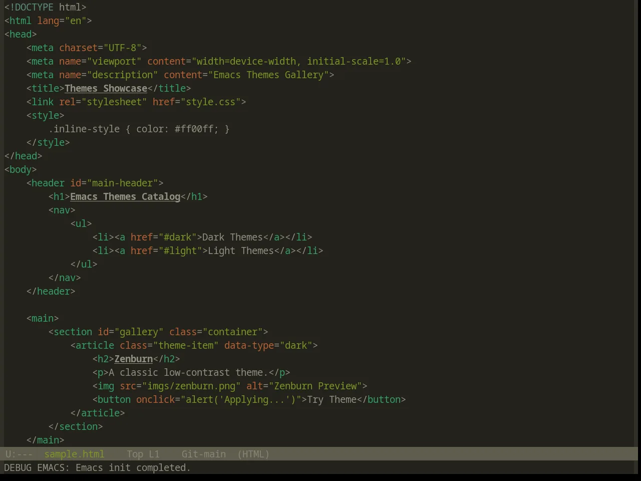 Base16 Atelier Estuary Theme in html-mode