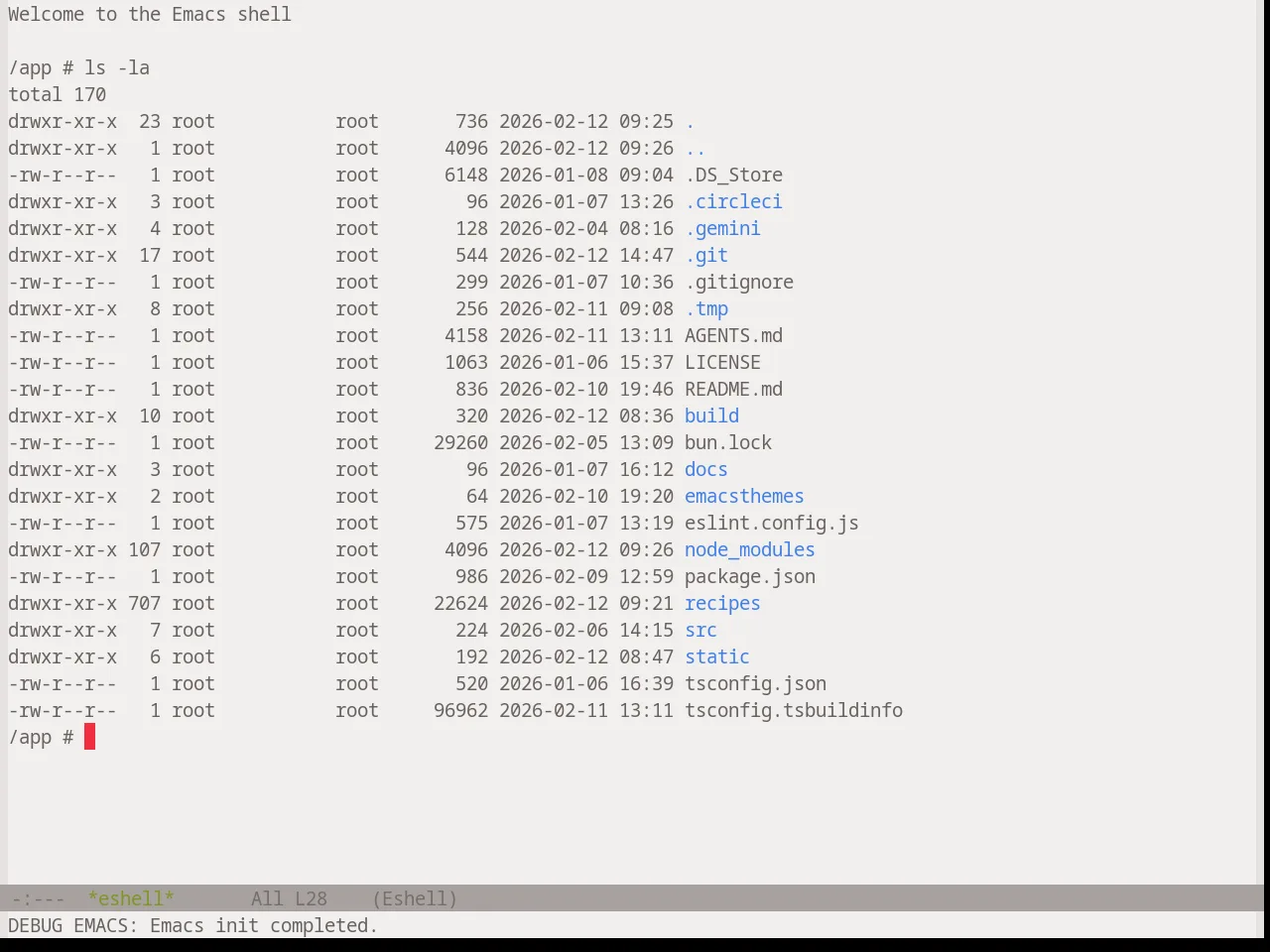 Base16 Atelier Forest Light Theme in eshell