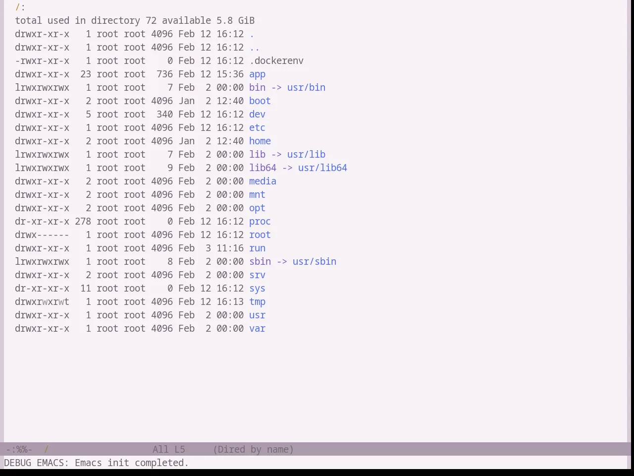 Base16 Atelier Heath Light Theme in dired