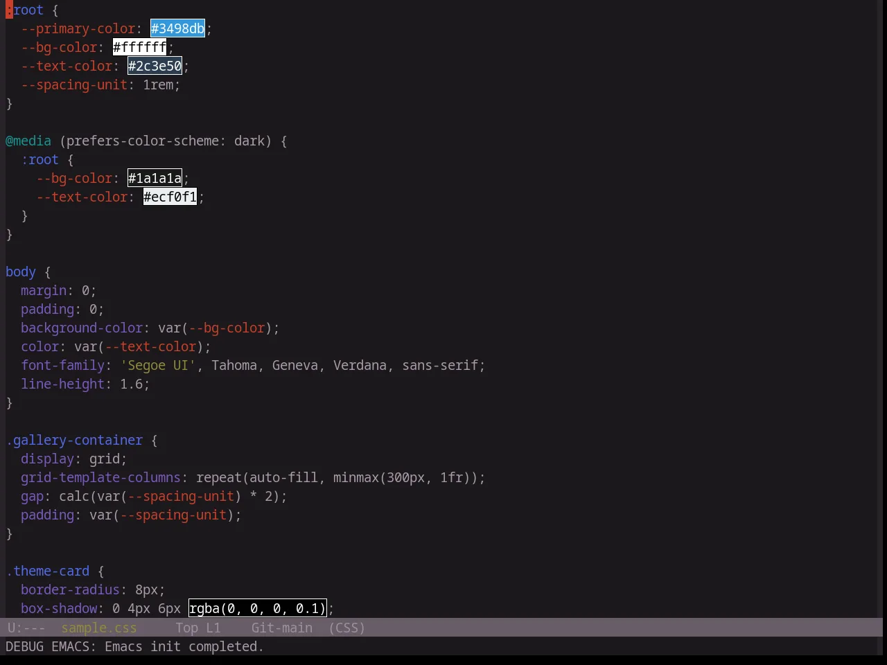 Base16 Atelier Heath Theme in css-mode