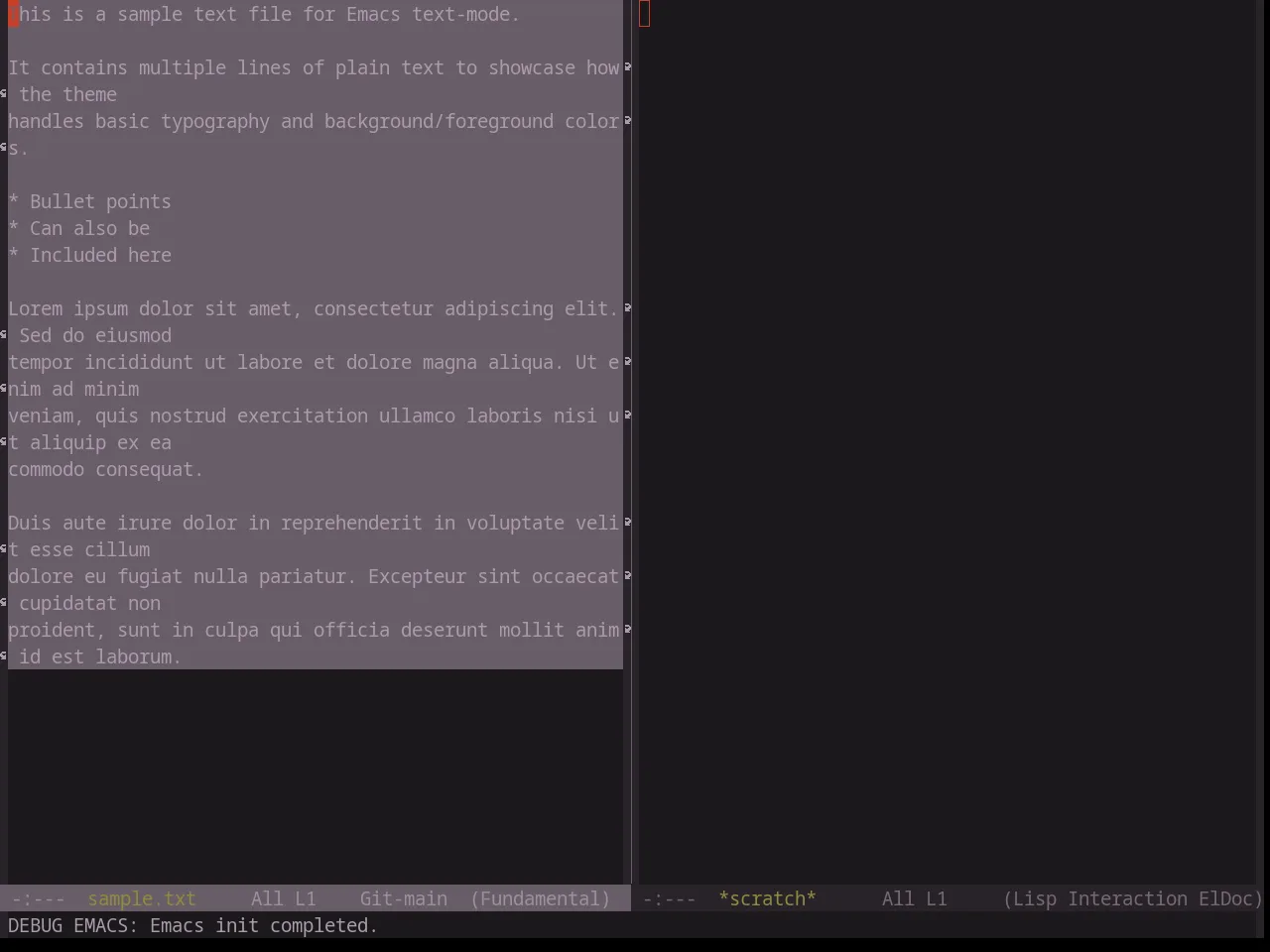 Base16 Atelier Heath Theme in fundamental-mode