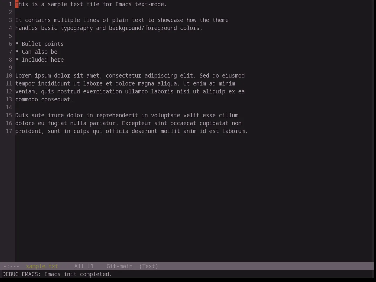 Base16 Atelier Heath Theme in text-mode