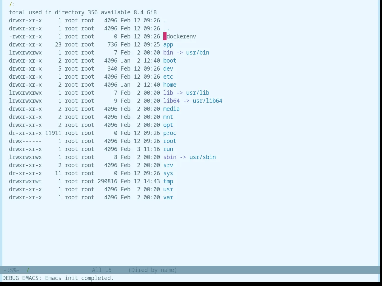 Base16 Atelier Lakeside Light Theme in dired
