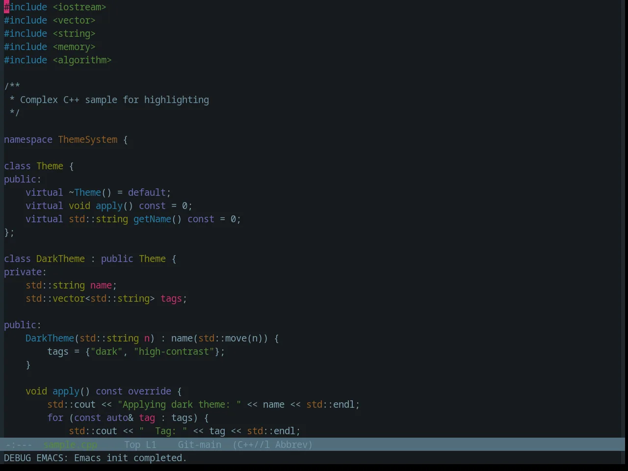 Base16 Atelier Lakeside Theme in c++-mode