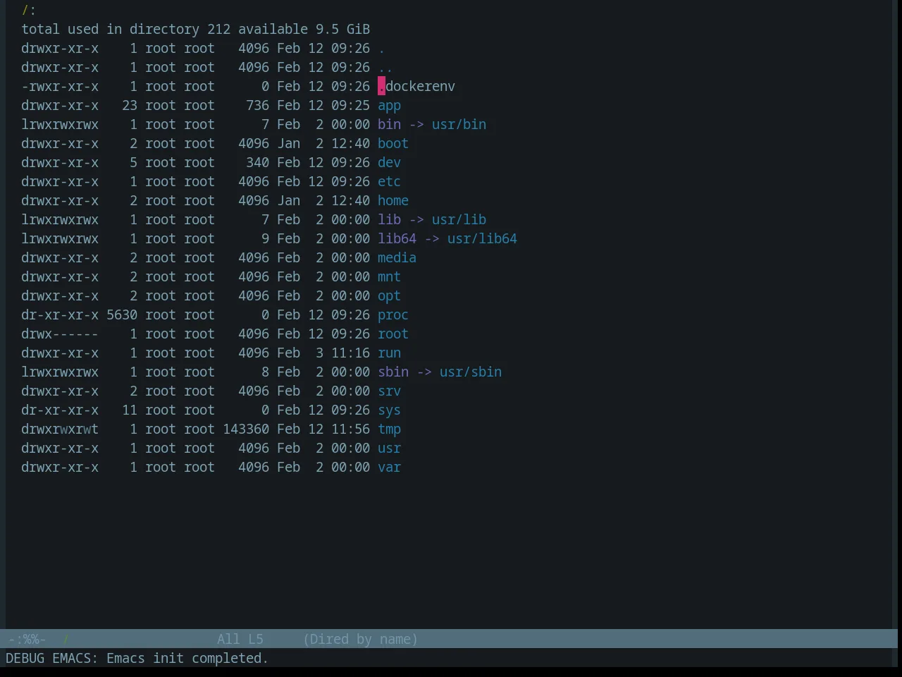 Base16 Atelier Lakeside Theme in dired