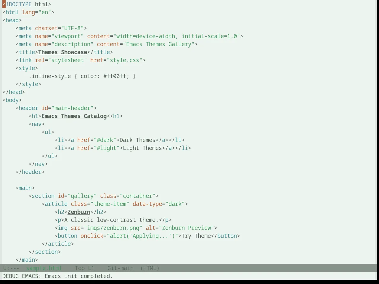 Base16 Atelier Savanna Light Theme in html-mode