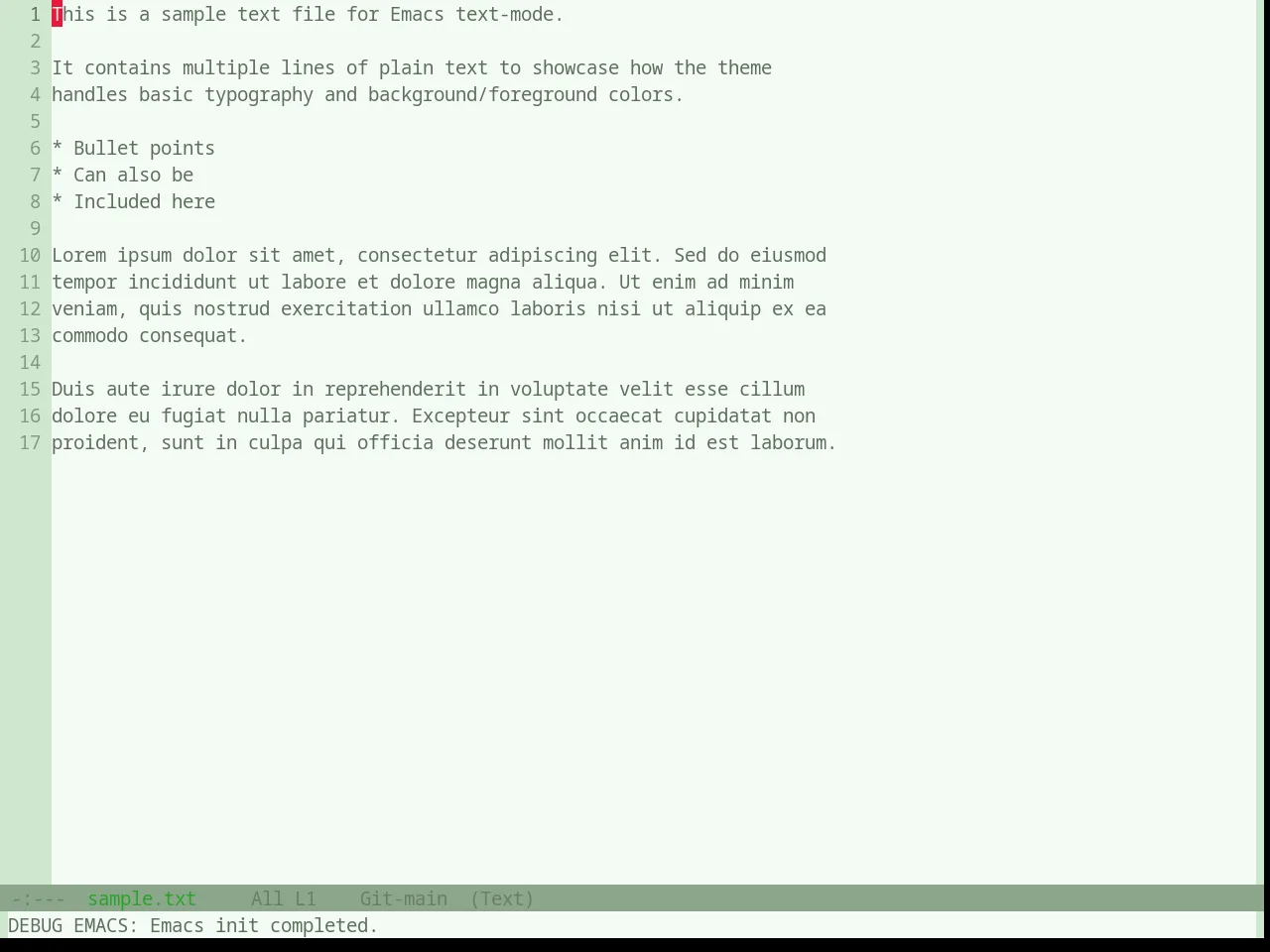 Base16 Atelier Seaside Light Theme in text-mode