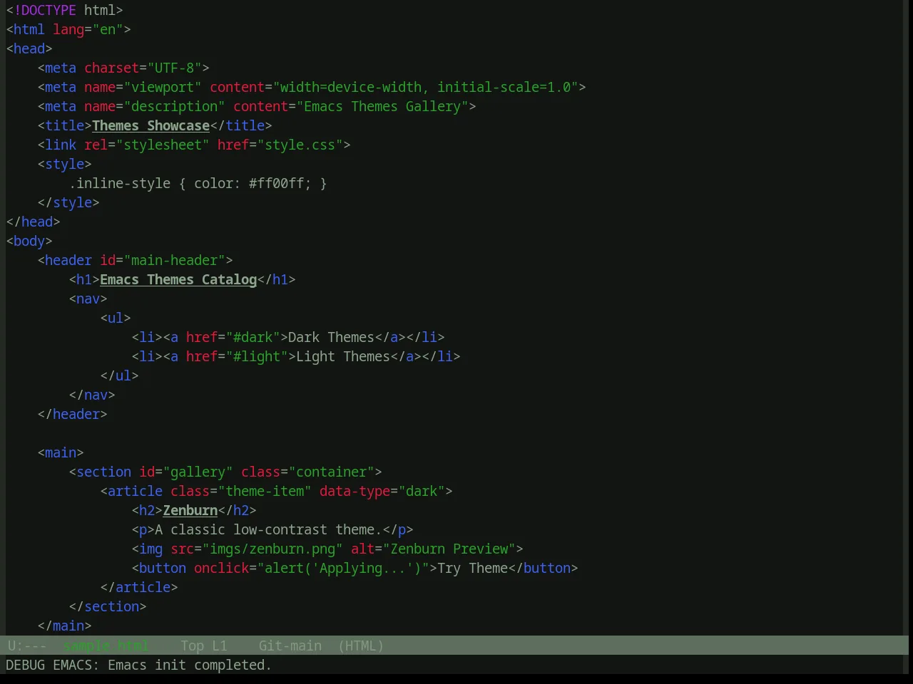 Base16 Atelier Seaside Theme in html-mode