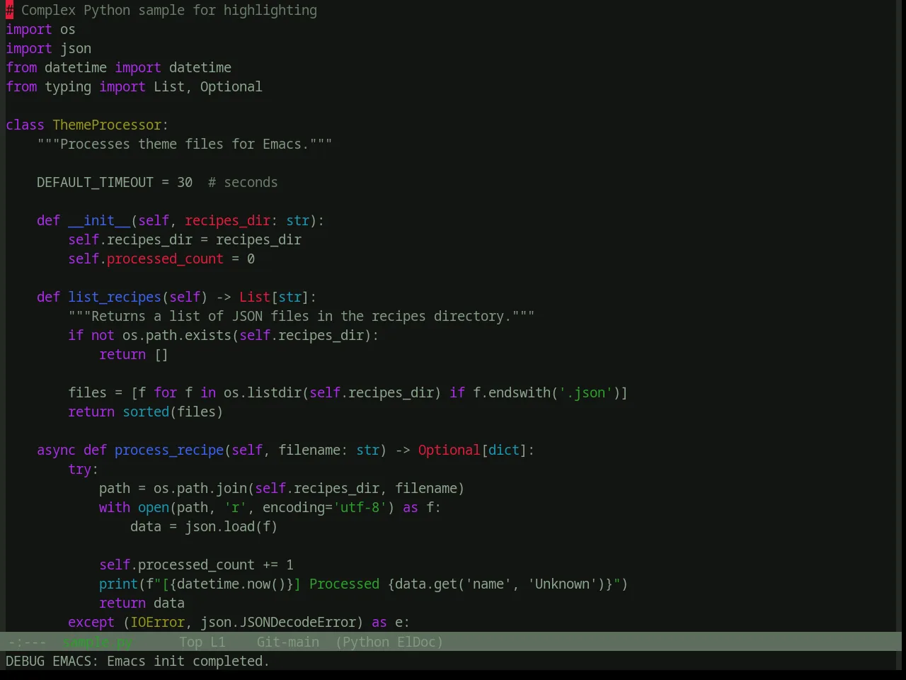 Base16 Atelier Seaside Theme in python-mode